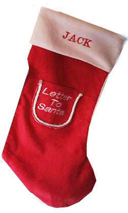 Santa Letter Stocking